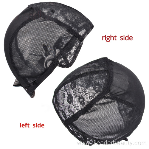 Black Beige Breathable Double Layer Lace Wig Caps